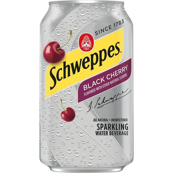 Schweppes Black Cherry Sparkling Water (3/8 Packs) Image Of Schweppes Black Cherry Sparkling Water (3/8 Packs) SKU: 159745