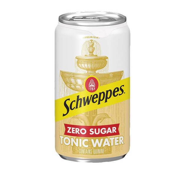 7.5oz Can Schweppes Tonic Zero Sugar Image Of 7.5oz Can Schweppes Tonic Zero Sugar SKU: 322294