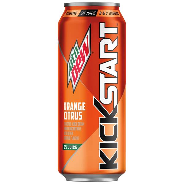 Mtn Dew Kickstart Orange Citrus Image Of Mtn Dew Kickstart Orange Citrus SKU: 137570