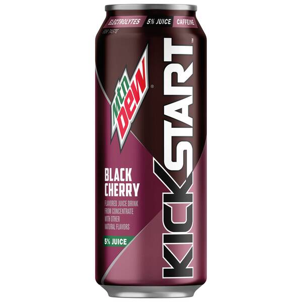 Mtn Dew Kickstart Black Cherry Image Of Mtn Dew Kickstart Black Cherry SKU: 142070