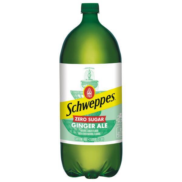 Schweppes Zero Sugar Ginger Ale Image Of Schweppes Zero Sugar Ginger Ale SKU: 3803
