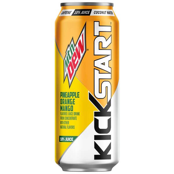 Mtn Dew Kickstart Pineapple Orange Mango Image Of Mtn Dew Kickstart Pineapple Orange Mango SKU: 168123