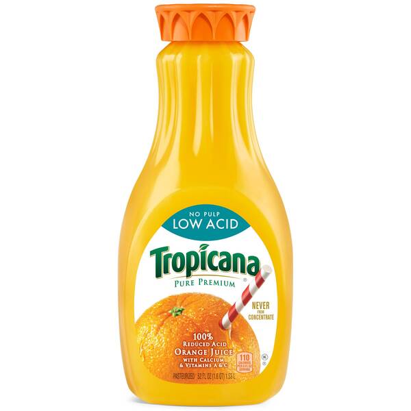 Tropicana Pure Premium Orange Juice Low Acid Image Of Tropicana Pure Premium Orange Juice Low Acid SKU: 168527