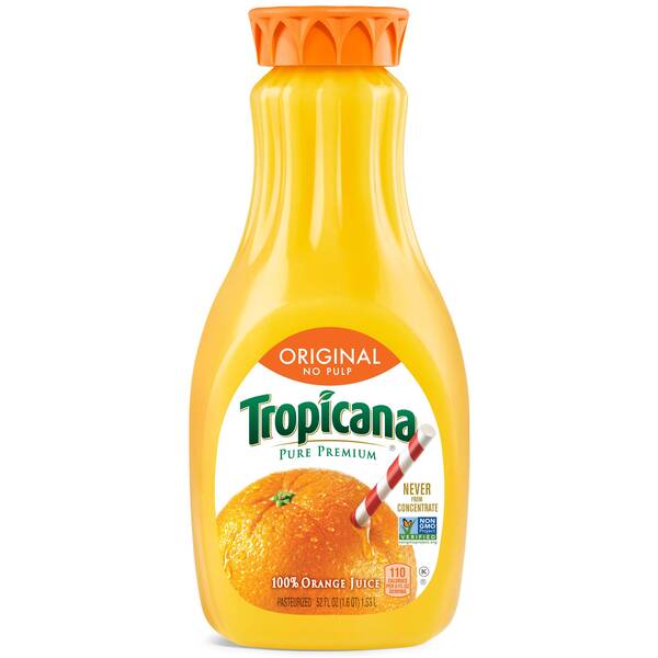 Tropicana Pure Premium Original Orange Juice Image Of Tropicana Pure Premium Original Orange Juice SKU: 168533