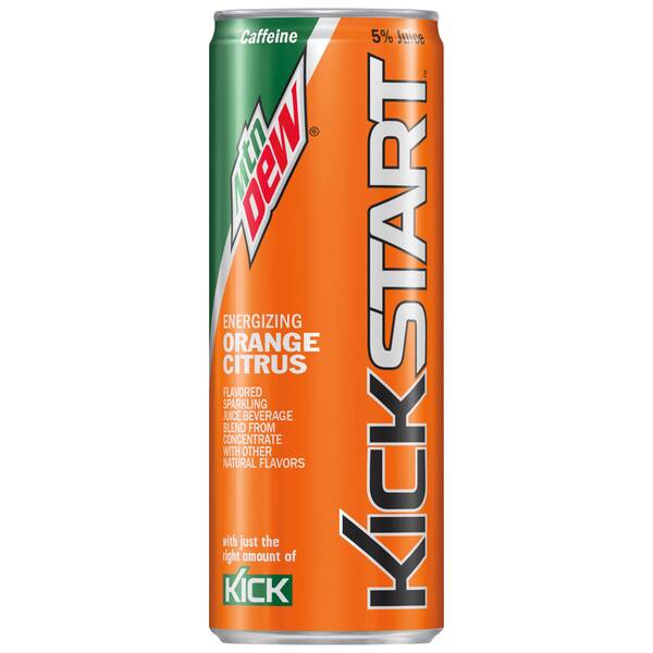 Mtn Dew Kickstart Orange Citrus Image Of Mtn Dew Kickstart Orange Citrus SKU: 169716