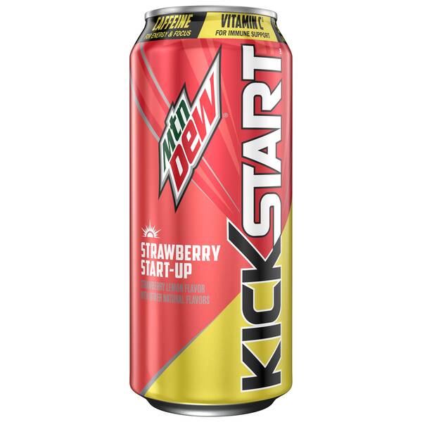 Mtn Dew Kickstart Strawberry Start-Up Image Of Mtn Dew Kickstart Strawberry Start-Up SKU: 193303