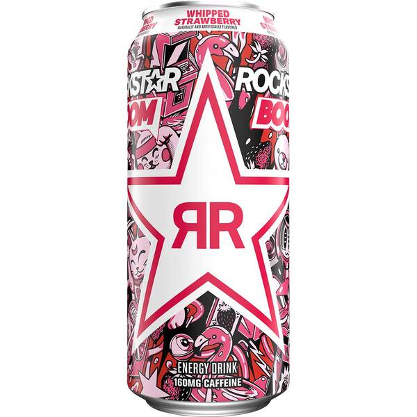 Rockstar Energy Boom Whipped Strawberry Image Of Rockstar Energy Boom Whipped Strawberry SKU: 198593