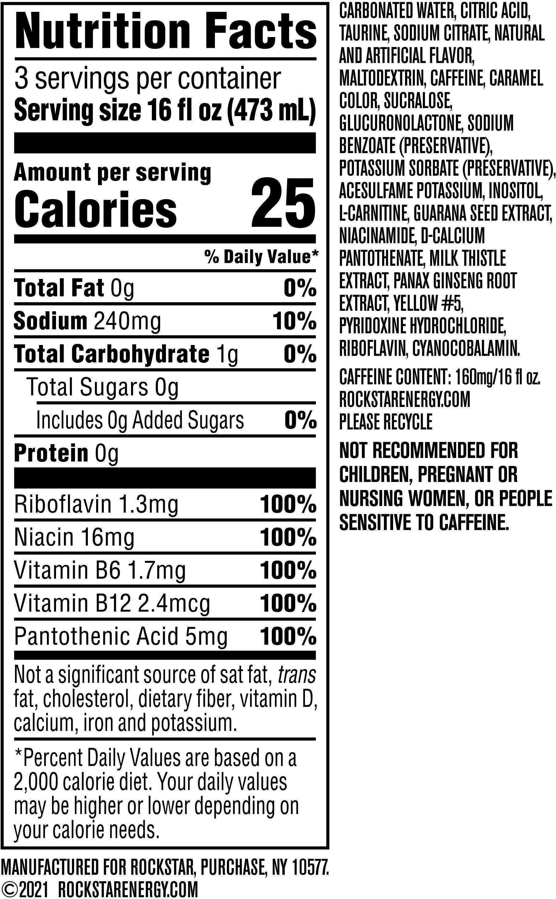 Image describing nutrition information for product {0}