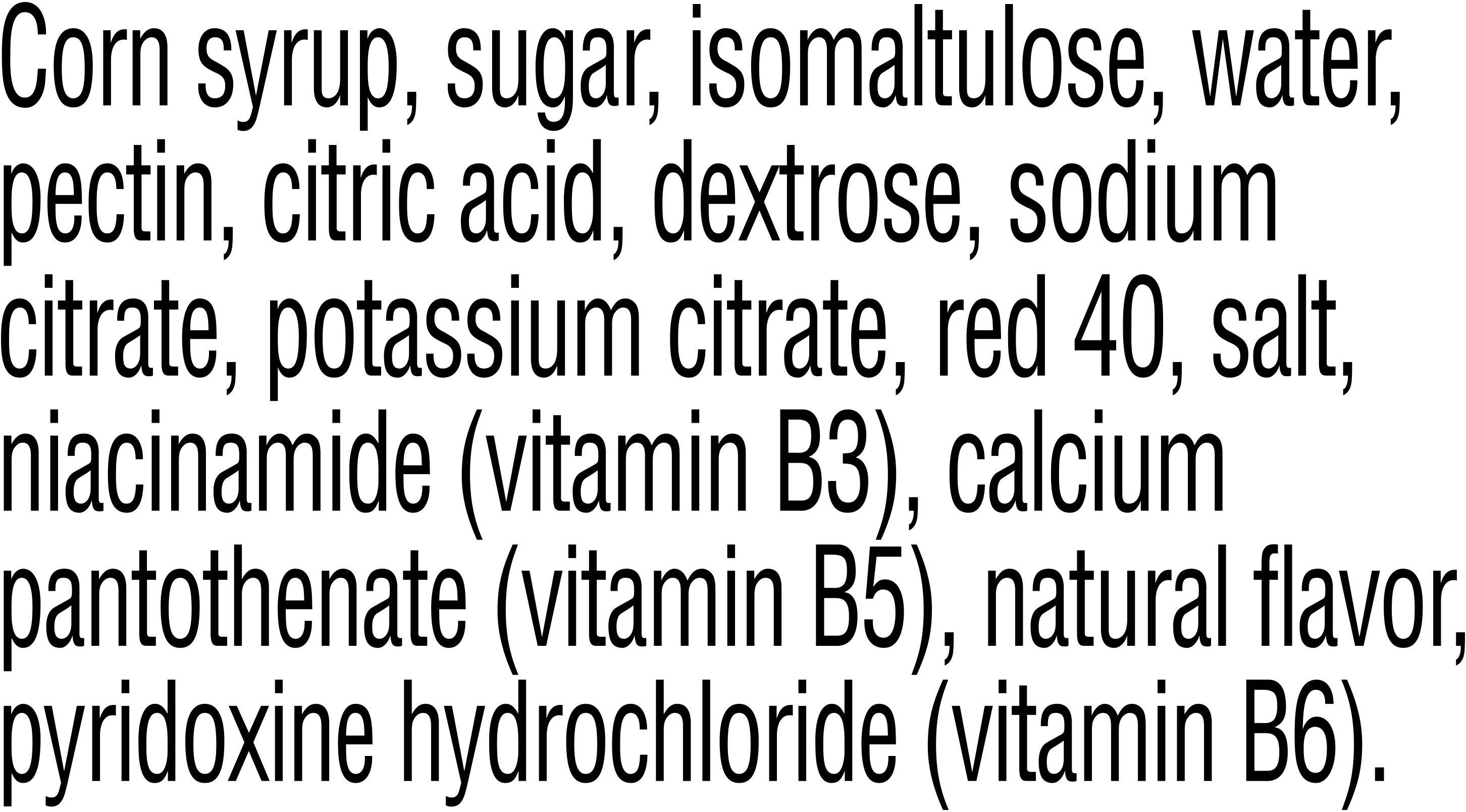 Image describing nutrition information for product Gatorade Prime Energy Chews Fruit Punch