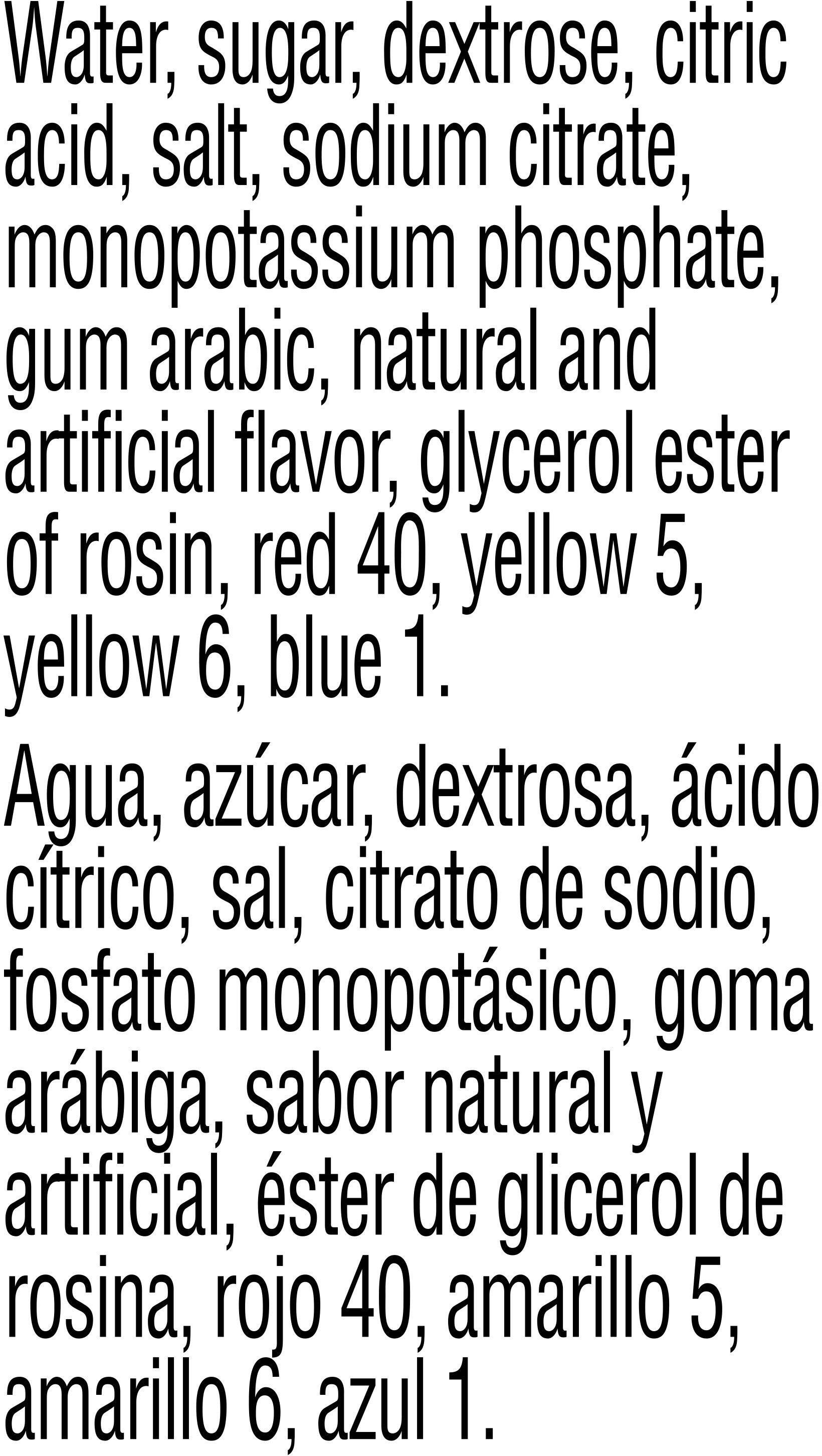 Image describing nutrition information for product Gatorade Watermelon Citrus