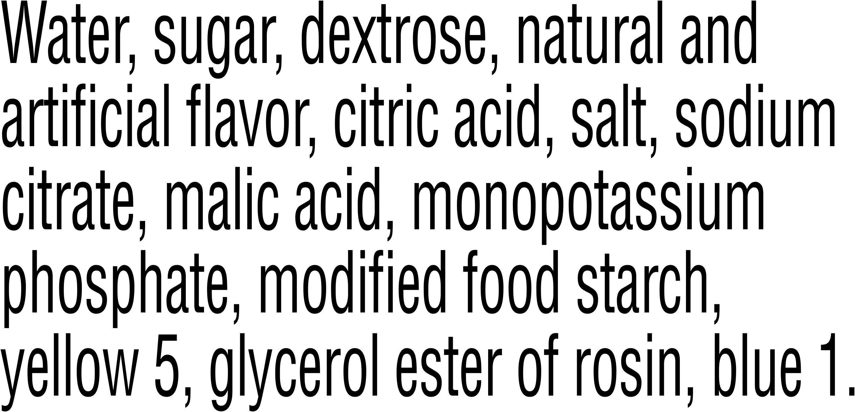 Image describing nutrition information for product Gatorade Fierce Green Apple