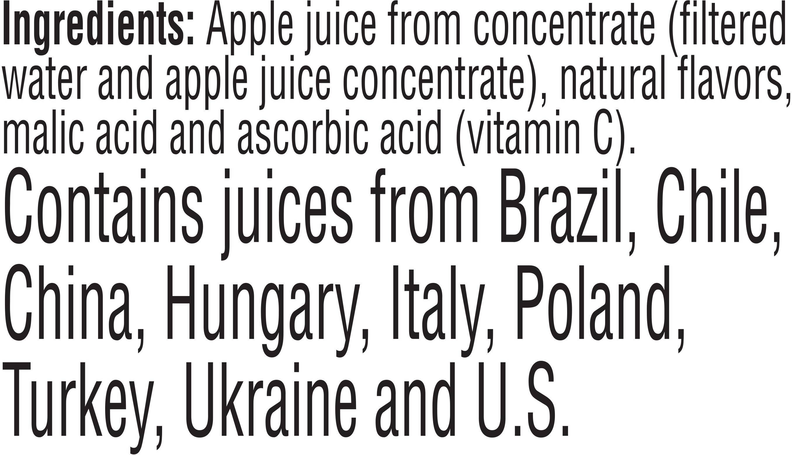 Image describing nutrition information for product Tropicana Apple