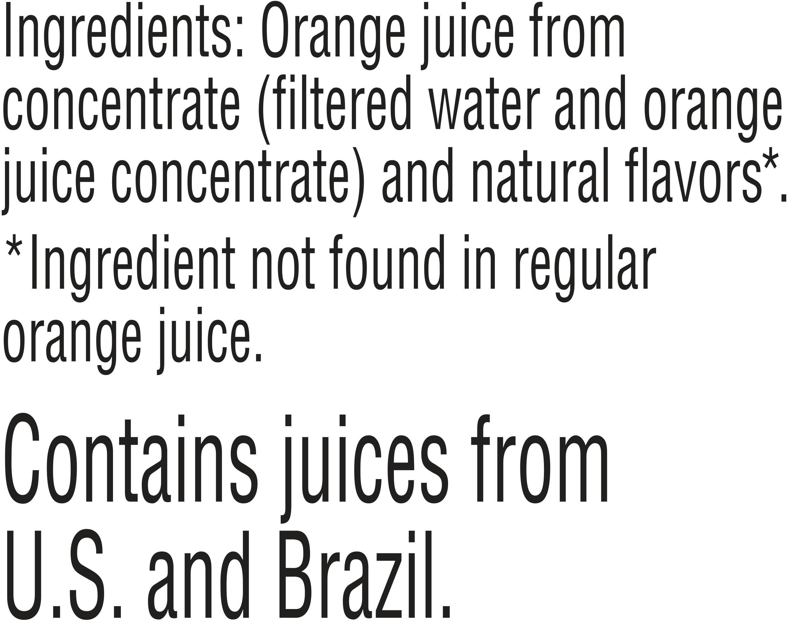 Image describing nutrition information for product Tropicana Orange Juice